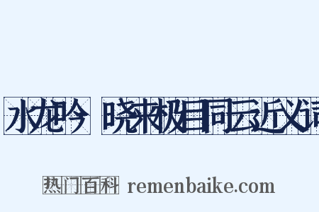 水龙吟·晓来极目同云近义词是什么意思的图片